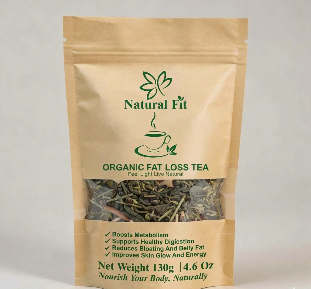 Natural Fit  Organic Fat Loss Tea | 130G 70-80 Cups