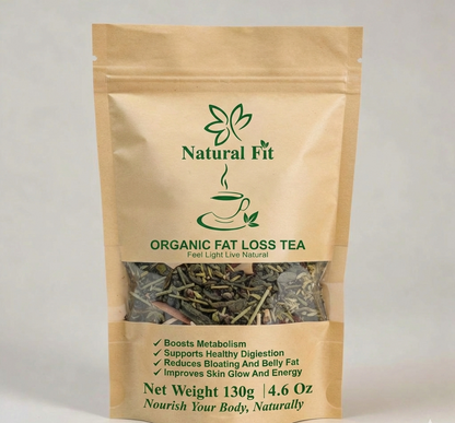 Natural Fit  Organic Fat Loss Tea | 130G 70-80 Cups